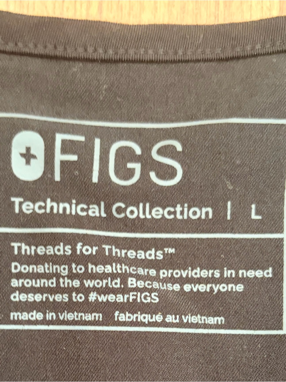 Figs Aya Health Care Medical Scrubs Women Top Blue Size Large - Picture 6 of 7